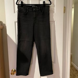 Athleta cropped black jeans sz 12